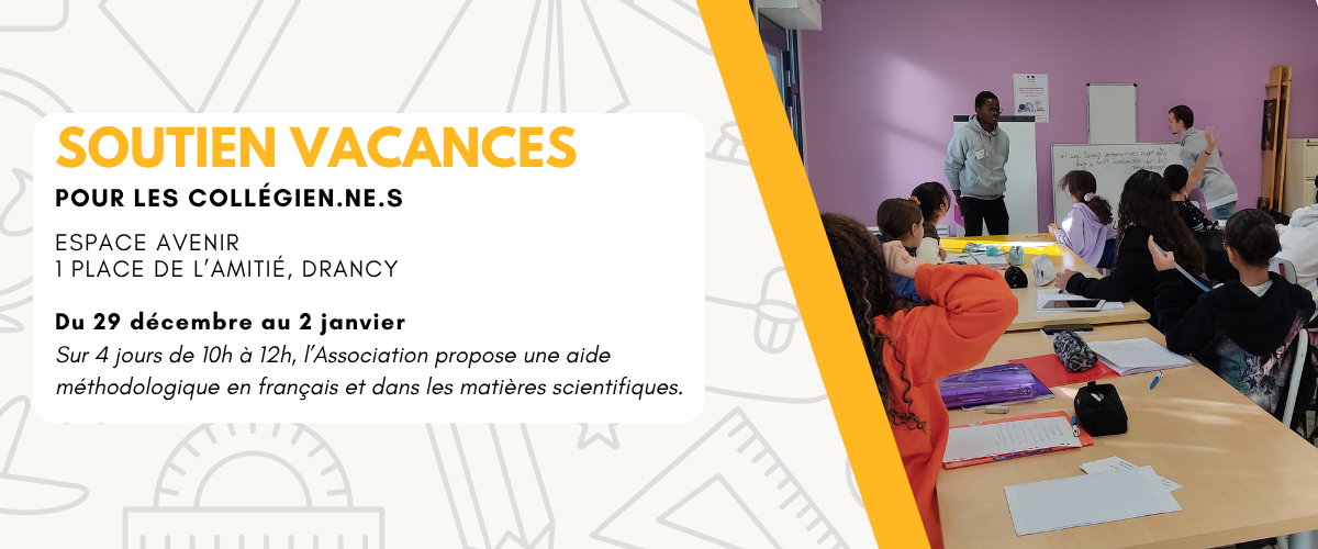 Soutien vacances décembre 2025