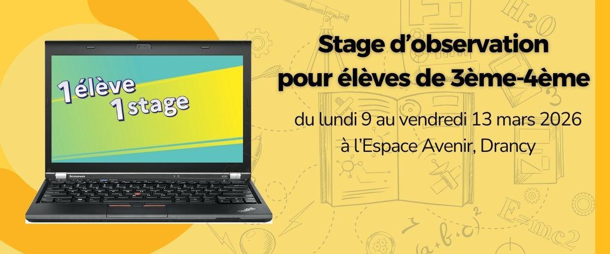 Stage observation mars 2026